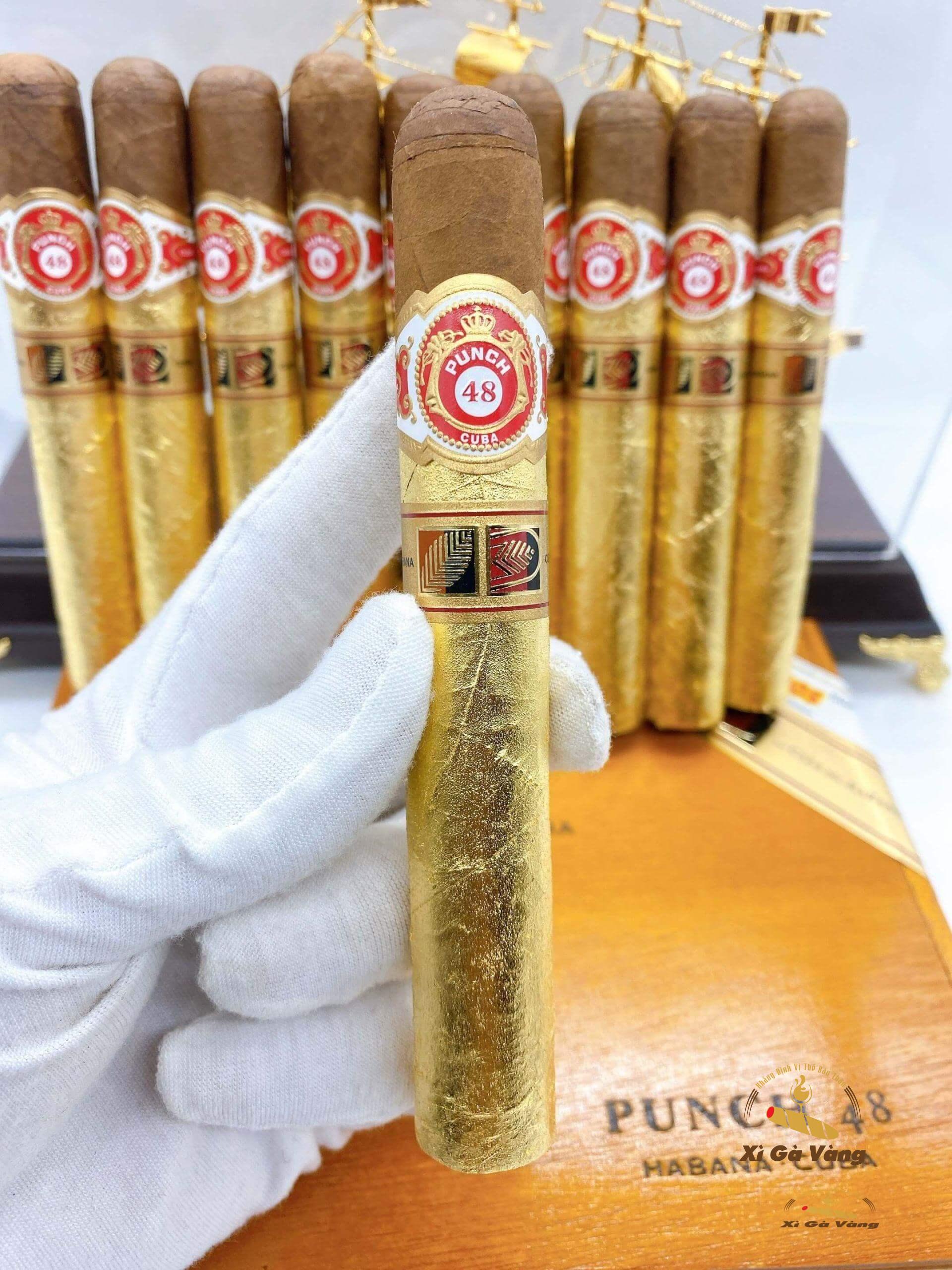 Xì gà dát vàng đẳng cấp Punch 48